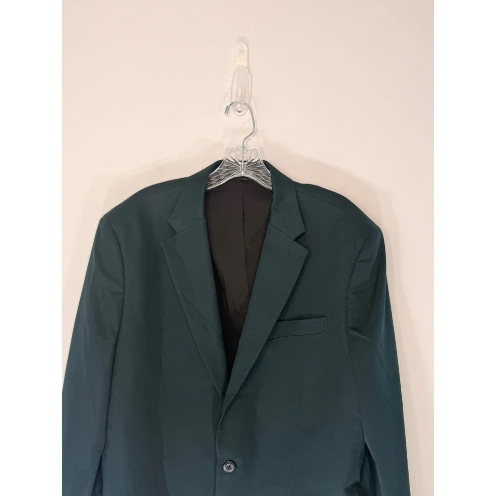 Express Slim Fit Blazer Men's Dark Green Office Work Preppy Event Formal 42L